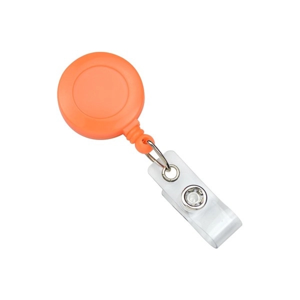 Retractable badge reel is compact and convenient. Blank.... from ASI 62088 IDProductsource