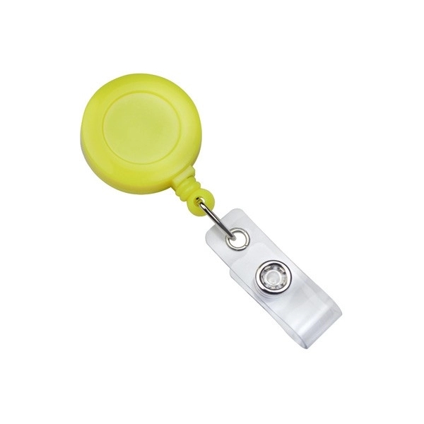 Retractable badge reel is compact and convenient. Blank.... from ASI 62088 IDProductsource