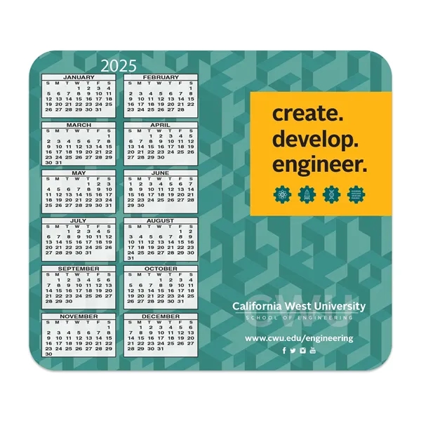 Soft Surface Calendar Mouse Pads.... from ASI 56950 Gill Studios Inc / Gill-Line®