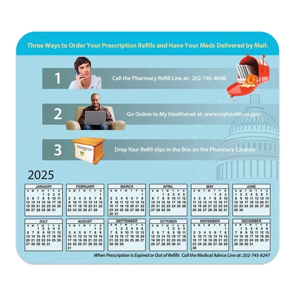 Horizontal Hard Surface Calendar Mouse Pads.... from ASI 56950 Gill Studios Inc / Gill-Line®