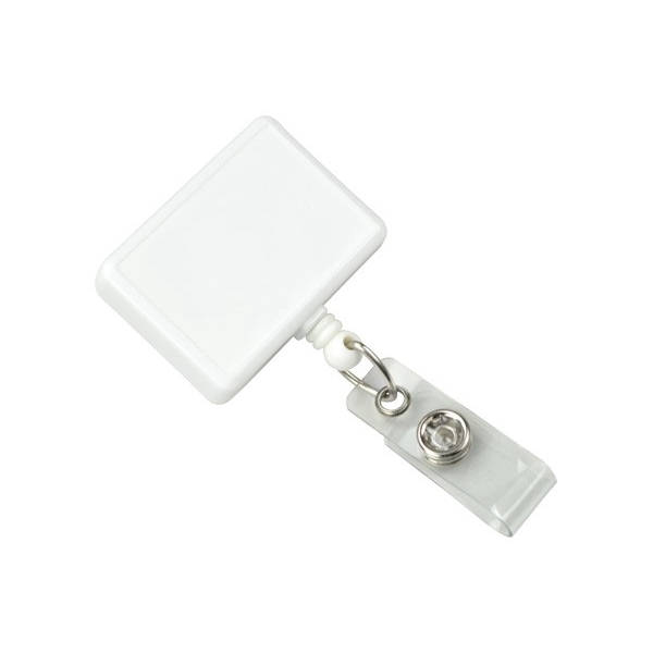 Retractable badge reel is compact and convenient. Blank.... from ASI 62088 IDProductsource