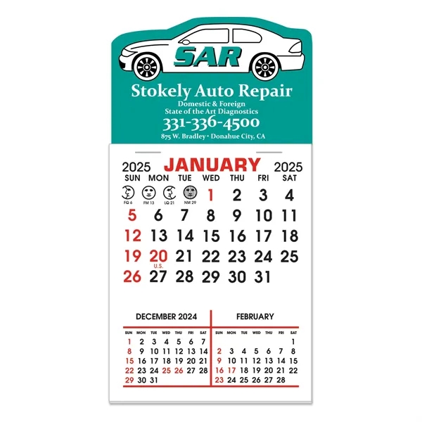 13-month calendar pads in full color that are stapled for extra... from ASI 56950 Gill Studios Inc / Gill-Line®