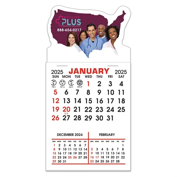 13-month calendar pads in full color that are stapled for extra... from ASI 56950 Gill Studios Inc / Gill-Line®