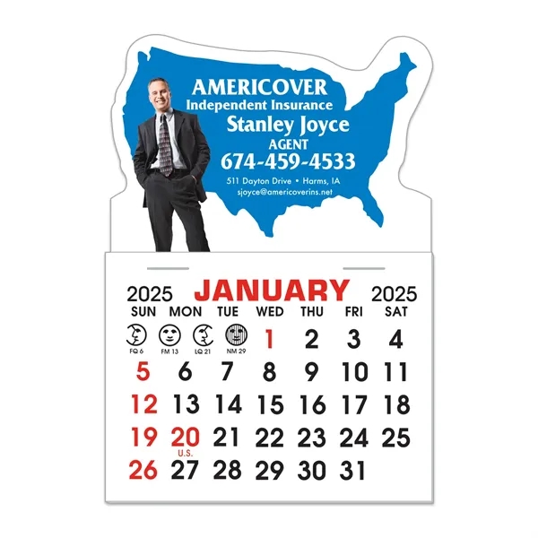 13-month calendar pads in full color that are stapled for extra... from ASI 56950 Gill Studios Inc / Gill-Line®