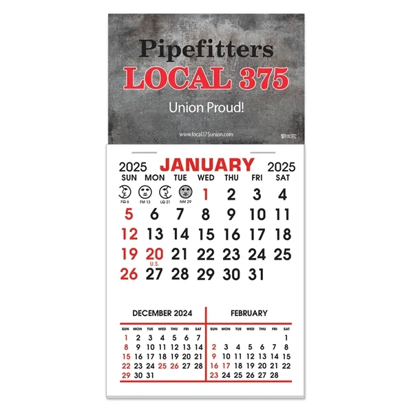 13-month calendar pads in full color that are stapled for extra... from ASI 56950 Gill Studios Inc / Gill-Line®