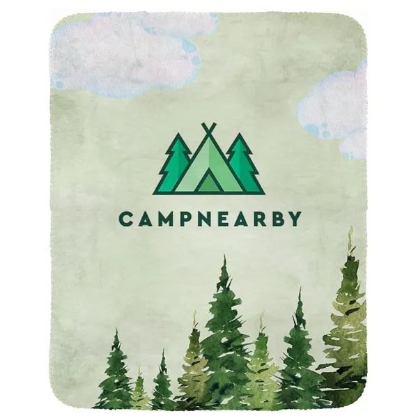 Forest Velvety Recycled Plush Blanket... from ASI 30208 A P Specialties / AP Specialties