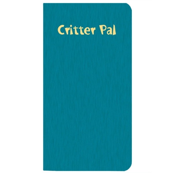 Saddle stitched shimmer cover pet journal for photo, ID and medical... from ASI 76575 Payne Publishers Inc / Payne Publishers