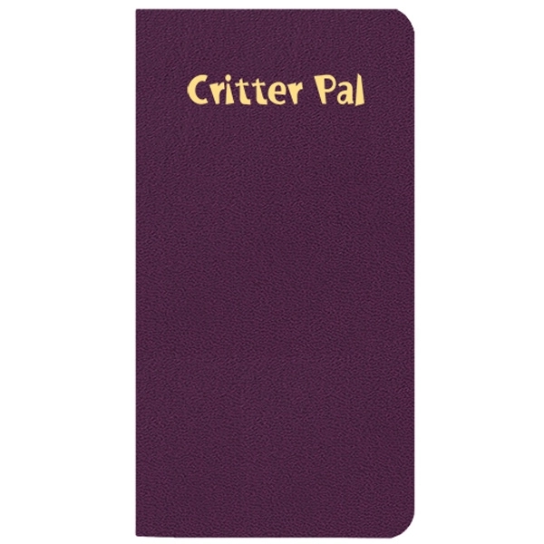 Saddle stitched leatherette cover pet journal for photo, ID and medical... from ASI 76575 Payne Publishers Inc / Payne Publishers