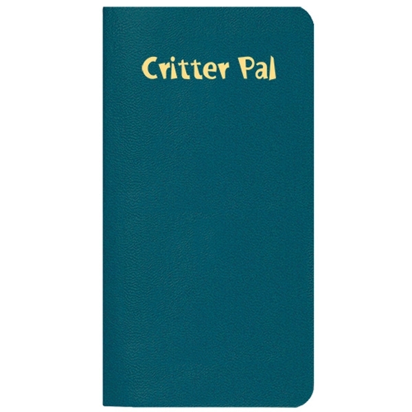 Saddle stitched leatherette cover pet journal for photo, ID and medical... from ASI 76575 Payne Publishers Inc / Payne Publishers