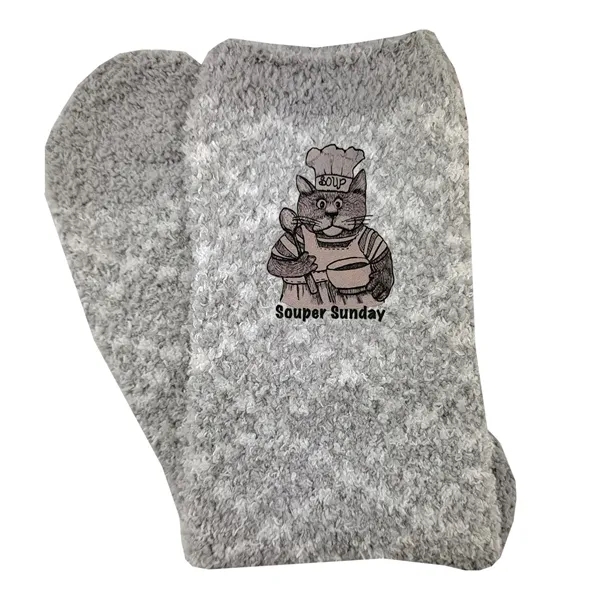 Fashion fuzzy feet socks made of 100% acrylic and measuring approximately... from ASI 90160 Suntex Industries