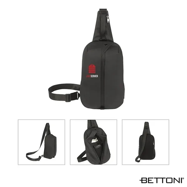 Bettoni® Moda Milano RPET Crossbody Sling... from ASI 67866 Logomark/Valumark