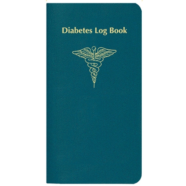 Saddle-stitched, diabetes Health log book with leatherette cover. 56 pages... from ASI 76575 Payne Publishers Inc / Payne Publishers