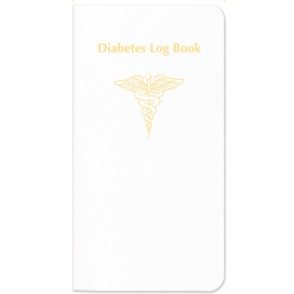 Saddle-stitched, diabetes Health log book with leatherette cover. 56 pages... from ASI 76575 Payne Publishers Inc / Payne Publishers