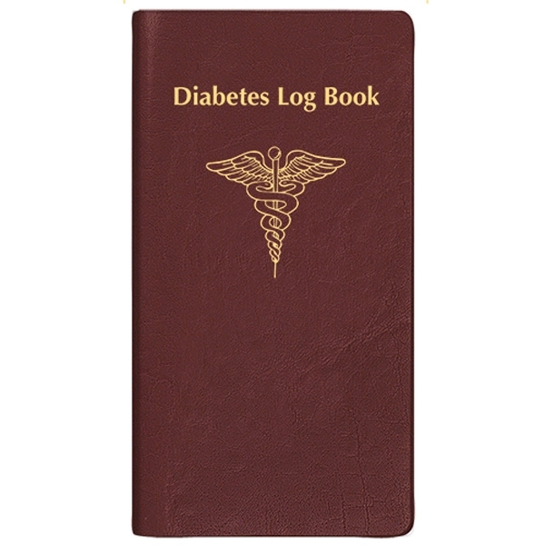 Saddle-stitched, diabetes Health log book with continental vinyl cover. 56 pages... from ASI 76575 Payne Publishers Inc / Payne Publishers