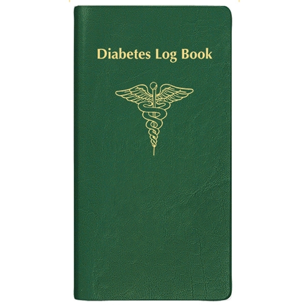 Saddle-stitched, diabetes Health log book with continental vinyl cover. 56 pages... from ASI 76575 Payne Publishers Inc / Payne Publishers