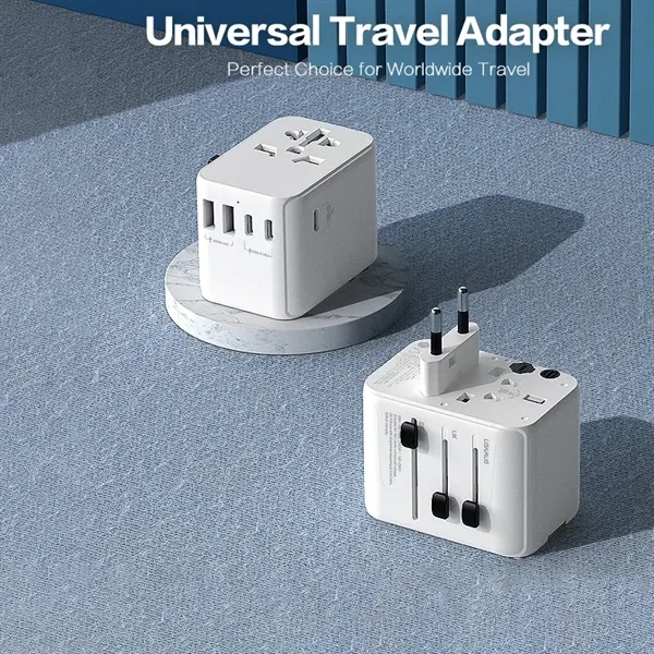 International Travel Adapter with 2 USB ports and 3 Type-C ports.... from ASI 68190 Lungsal / Lungsal