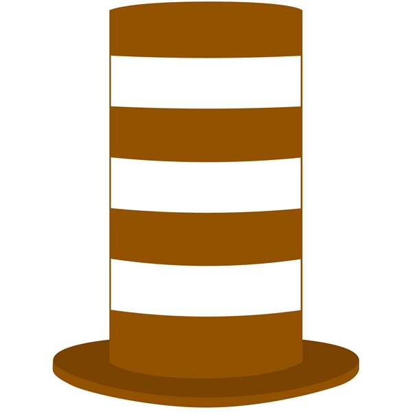 Top hat style open cell foam hat.... from ASI 54886 Foamworx / FoamWorx