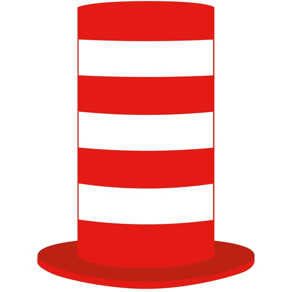 Top hat style open cell foam hat.... from ASI 54886 Foamworx / FoamWorx