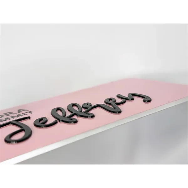 Full Color Deluxe Dimensional Screened Badge with 3D imprint... from ASI 59080 Halls & Company