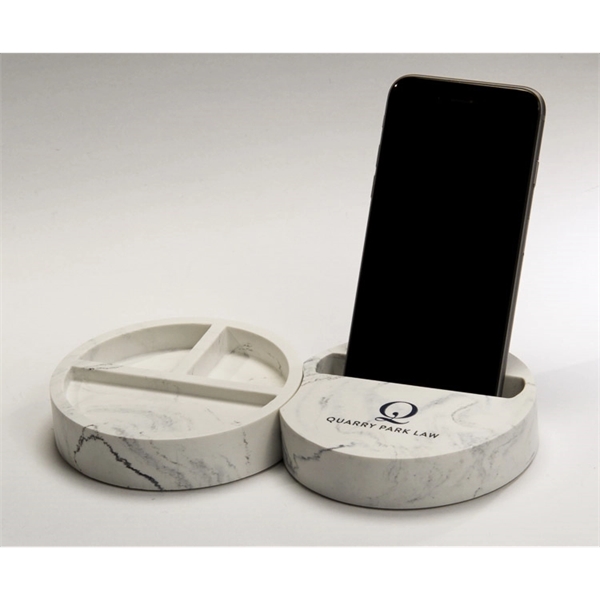 This modern desk caddy holds a cell phone and has a... from ASI 89860 StoneyCreek / StoneyCreek®