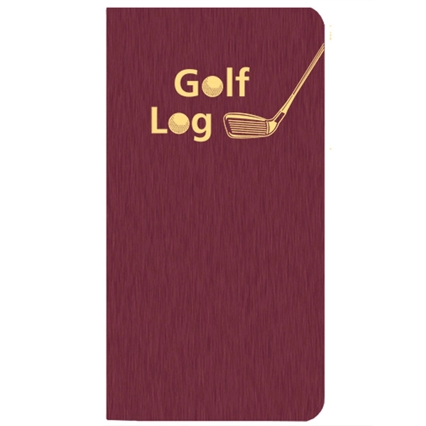 Saddle-stitched, golf log with shimmer cover.... from ASI 76575 Payne Publishers Inc / Payne Publishers