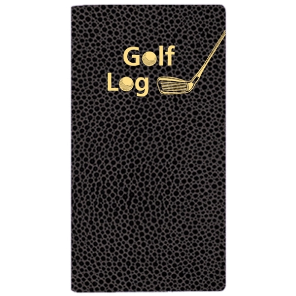Saddle-stitched, golf log with cobblestone cover.... from ASI 76575 Payne Publishers Inc / Payne Publishers