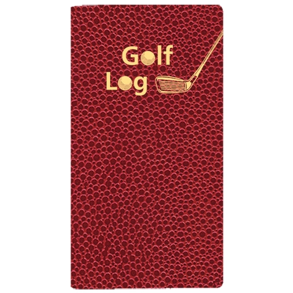 Saddle-stitched, golf log with cobblestone cover.... from ASI 76575 Payne Publishers Inc / Payne Publishers