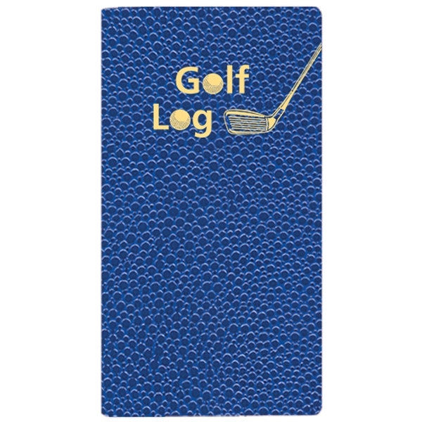 Saddle-stitched, golf log with cobblestone cover.... from ASI 76575 Payne Publishers Inc / Payne Publishers