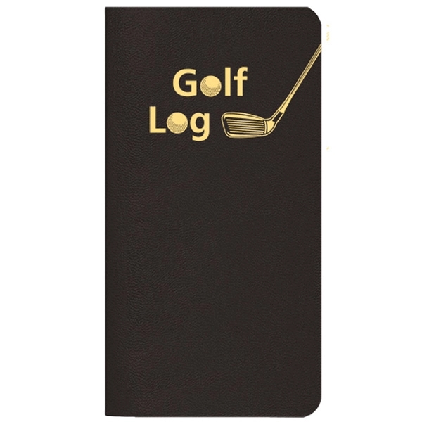 Saddle-stitched, golf log with leatherette cover.... from ASI 76575 Payne Publishers Inc / Payne Publishers