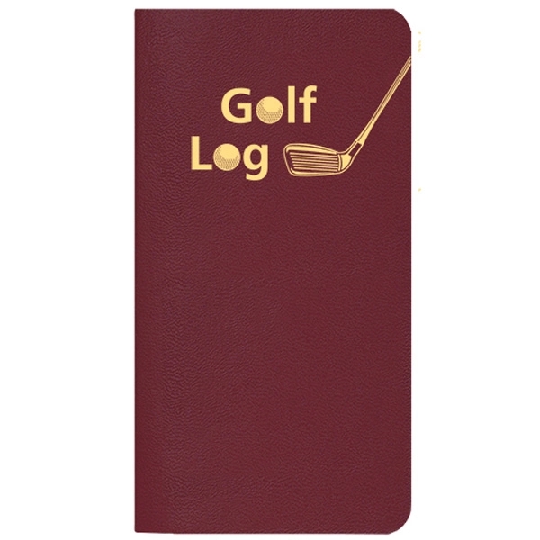 Saddle-stitched, golf log with leatherette cover.... from ASI 76575 Payne Publishers Inc / Payne Publishers