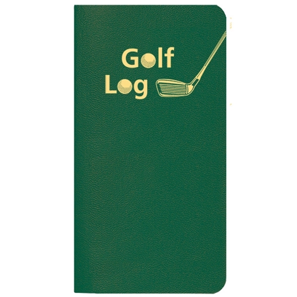 Saddle-stitched, golf log with leatherette cover.... from ASI 76575 Payne Publishers Inc / Payne Publishers