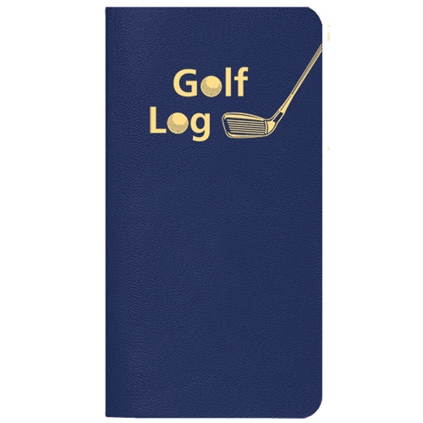 Saddle-stitched, golf log with leatherette cover.... from ASI 76575 Payne Publishers Inc / Payne Publishers