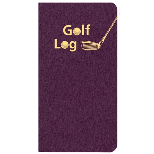Saddle-stitched, golf log with leatherette cover.... from ASI 76575 Payne Publishers Inc / Payne Publishers