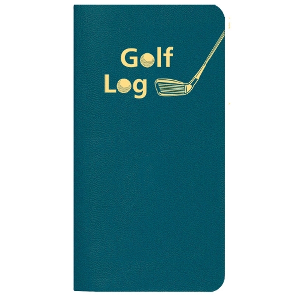 Saddle-stitched, golf log with leatherette cover.... from ASI 76575 Payne Publishers Inc / Payne Publishers