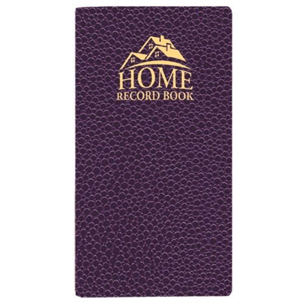 Saddle-stitched, Home Record Book with a cobblestone cover.... from ASI 76575 Payne Publishers Inc