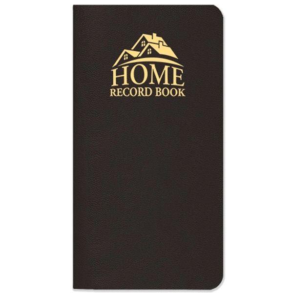 Saddle-stitched, Home Record Book with a leatherette cover.... from ASI 76575 Payne Publishers Inc
