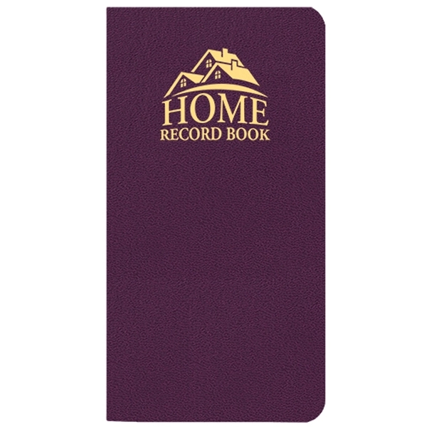 Saddle-stitched, Home Record Book with a leatherette cover.... from ASI 76575 Payne Publishers Inc