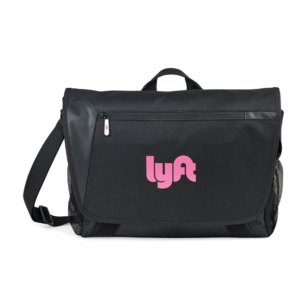 Computer messenger bag with laptop pocket (up to 15"), multiple pockets,... from ASI 56070 Gemline / Gemline®