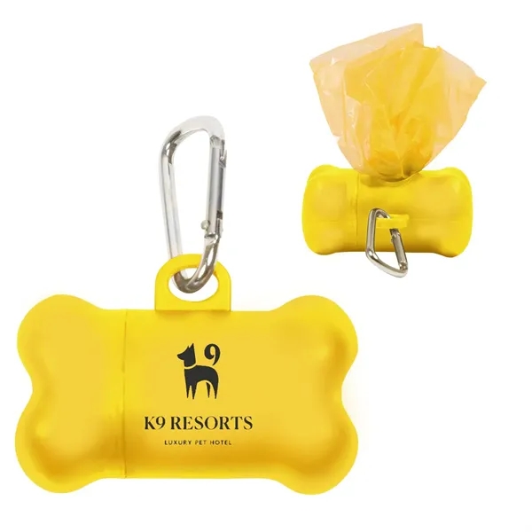 Bone shaped dog bag dispenser for pet waste.... from ASI 63549 Jornik Manufacturing Corp / Jornik