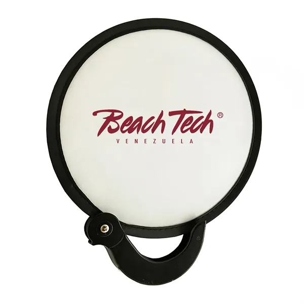 This collapsible folding fan is equipped with a plastic handle that... from ASI 52710 Lincoln Line