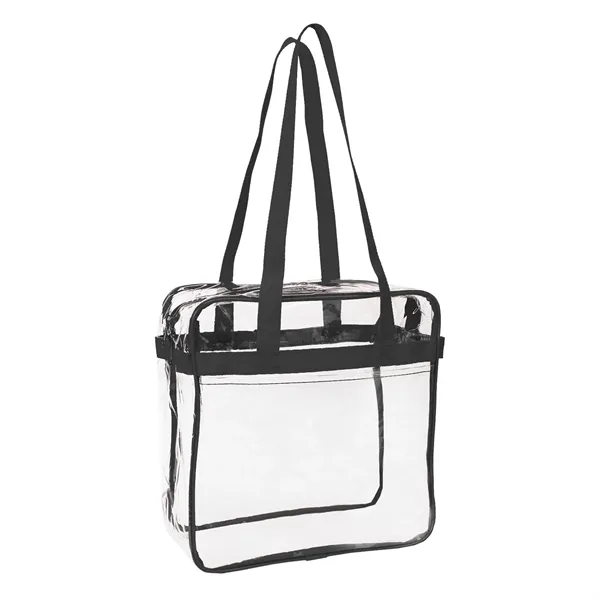 12" x 12" x 6" clear PVC security tote bag with... from ASI 37980 Bagworld