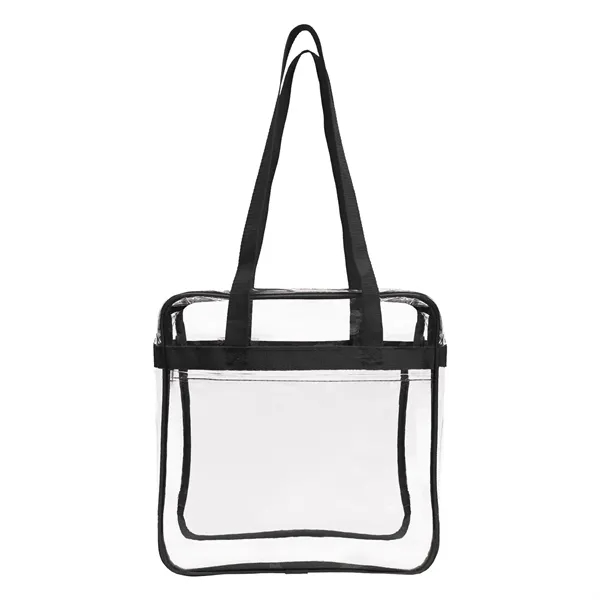 12" x 12" x 6" clear PVC security tote bag with... from ASI 37980 Bagworld