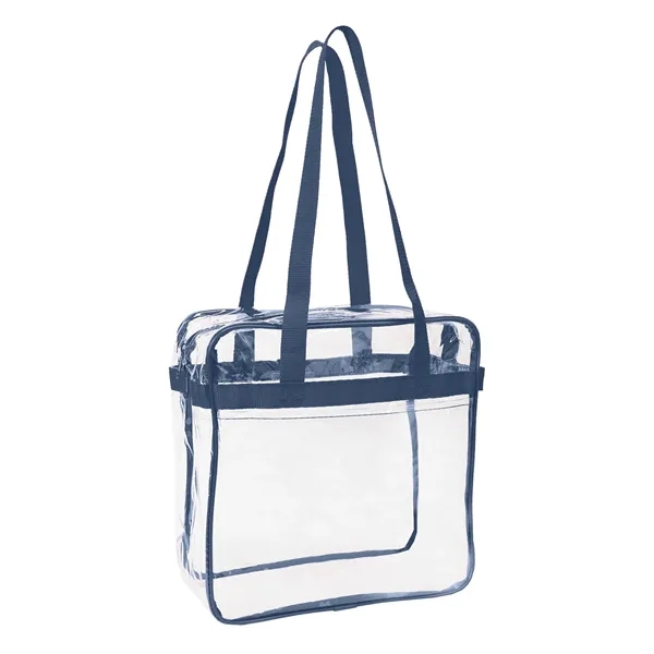 12" x 12" x 6" clear PVC security tote bag with... from ASI 37980 Bagworld