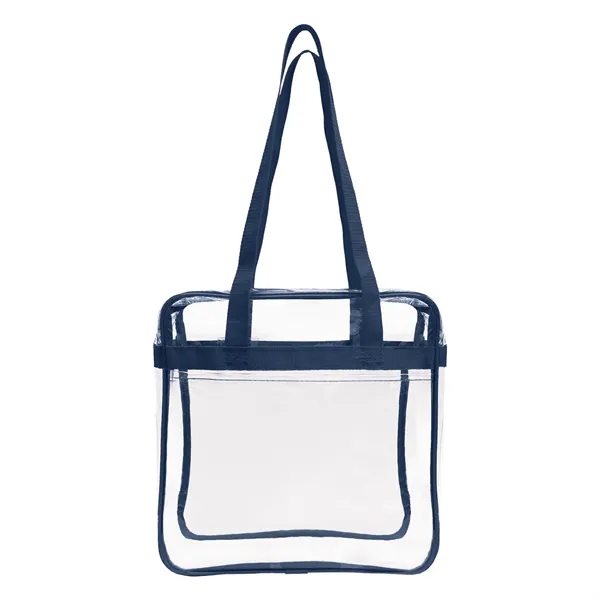 12" x 12" x 6" clear PVC security tote bag with... from ASI 37980 Bagworld