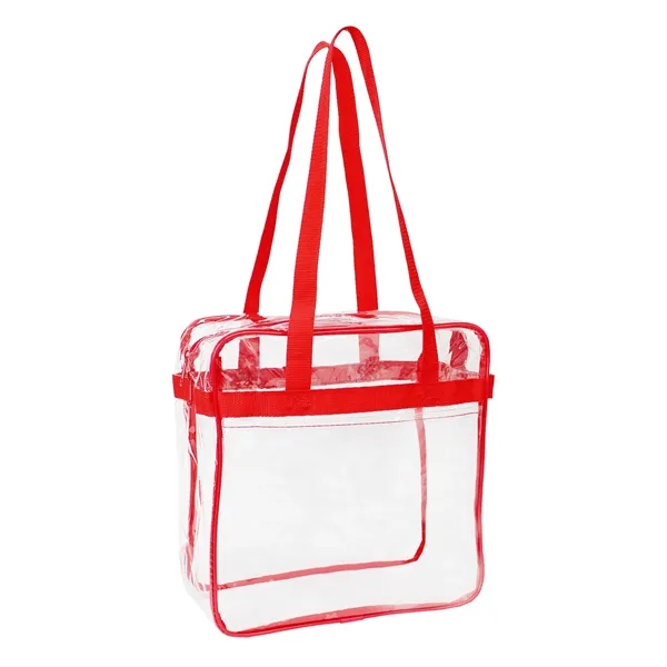 12" x 12" x 6" clear PVC security tote bag with... from ASI 37980 Bagworld