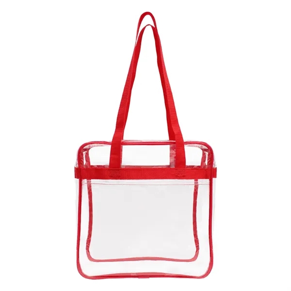 12" x 12" x 6" clear PVC security tote bag with... from ASI 37980 Bagworld