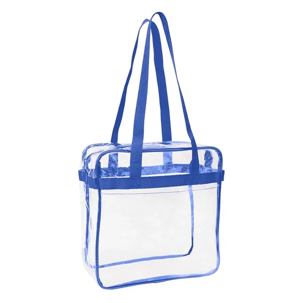 12" x 12" x 6" clear PVC security tote bag with... from ASI 37980 Bagworld