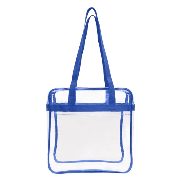 12" x 12" x 6" clear PVC security tote bag with... from ASI 37980 Bagworld