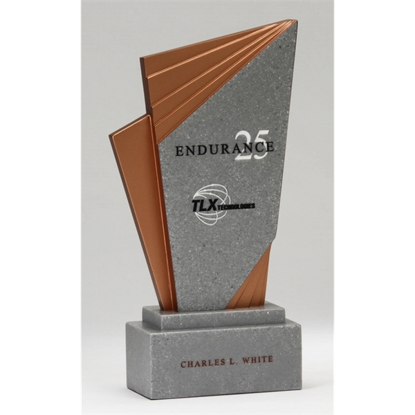 Geometric shapes and layered lines make for a dynamic award with... from ASI 89860 StoneyCreek / StoneyCreek®