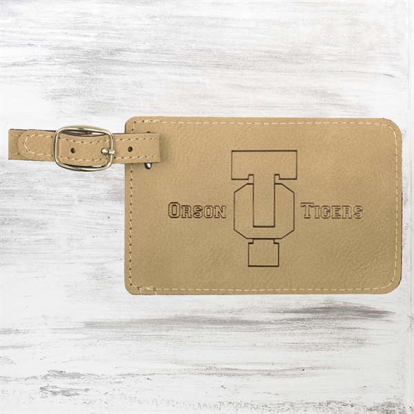 Luggage Tag with a unique leather touch keeps your baggage looking... from ASI 47791 Best Deal Awards